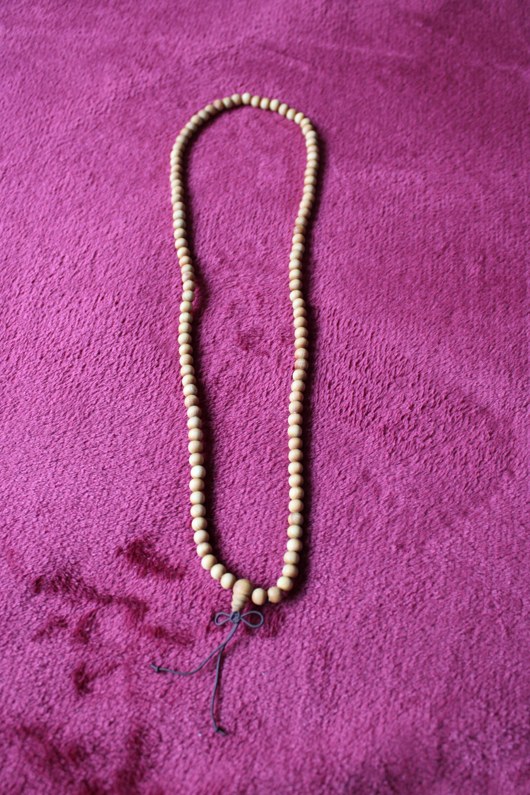 Thuja wood Mala beads from Tamworth Reiki