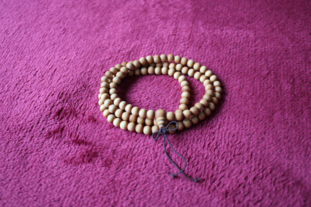 Thuja wood natural wood Mala Beads from Tamworth Reiki