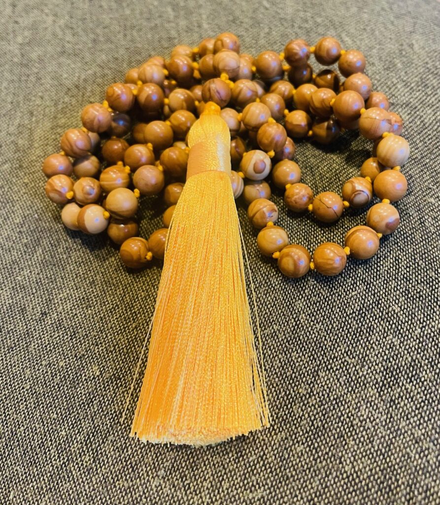Grounding, Stability & Inner Strength - Hand Tied Mala Beads